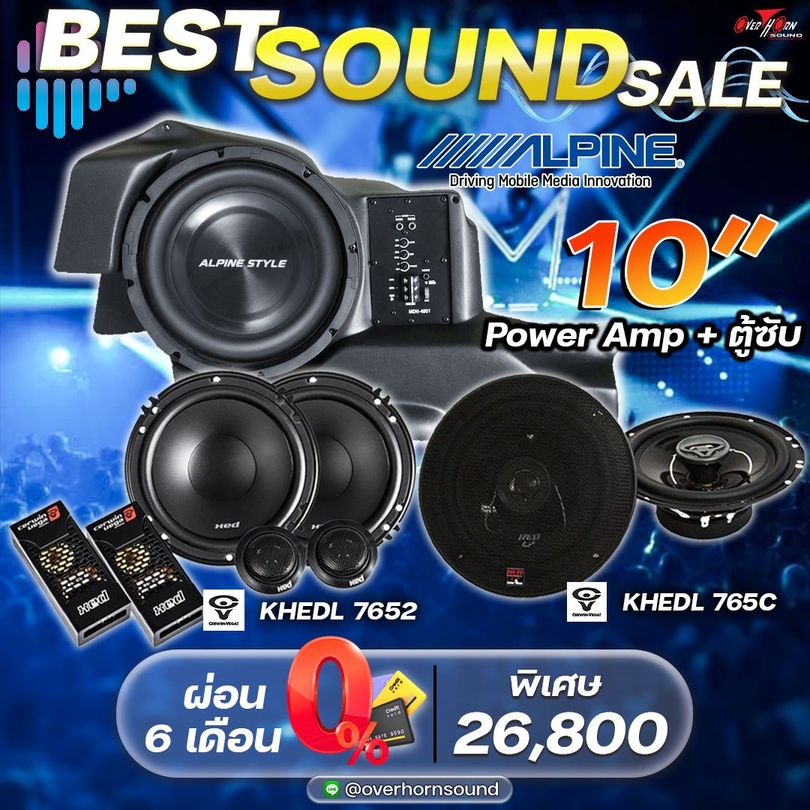 โปรโมชั่น ลำโพง ติดรถยนต์